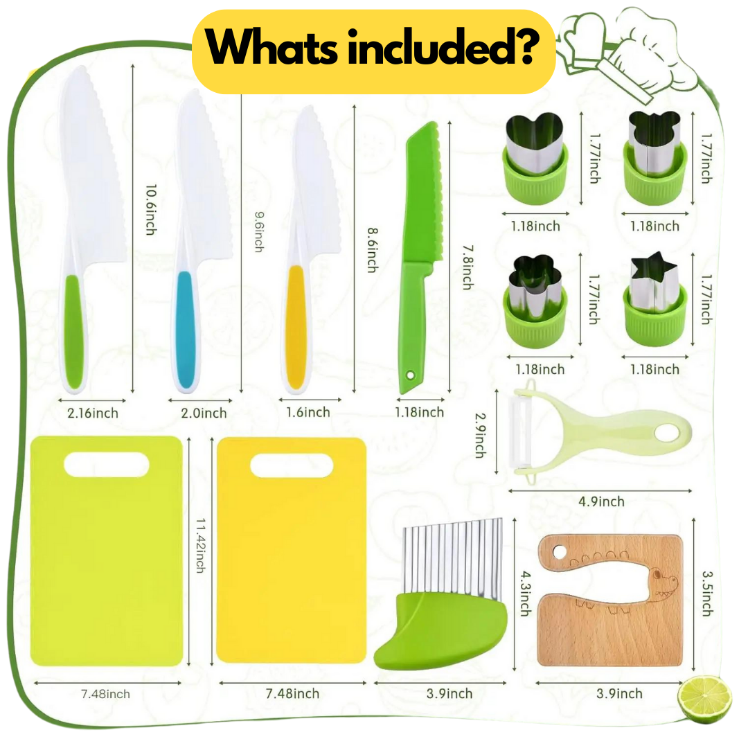 Kids Kitchen Knife Set