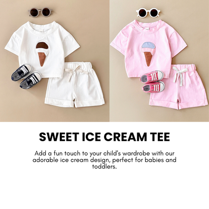 Sweet Ice cream Tshirt Set