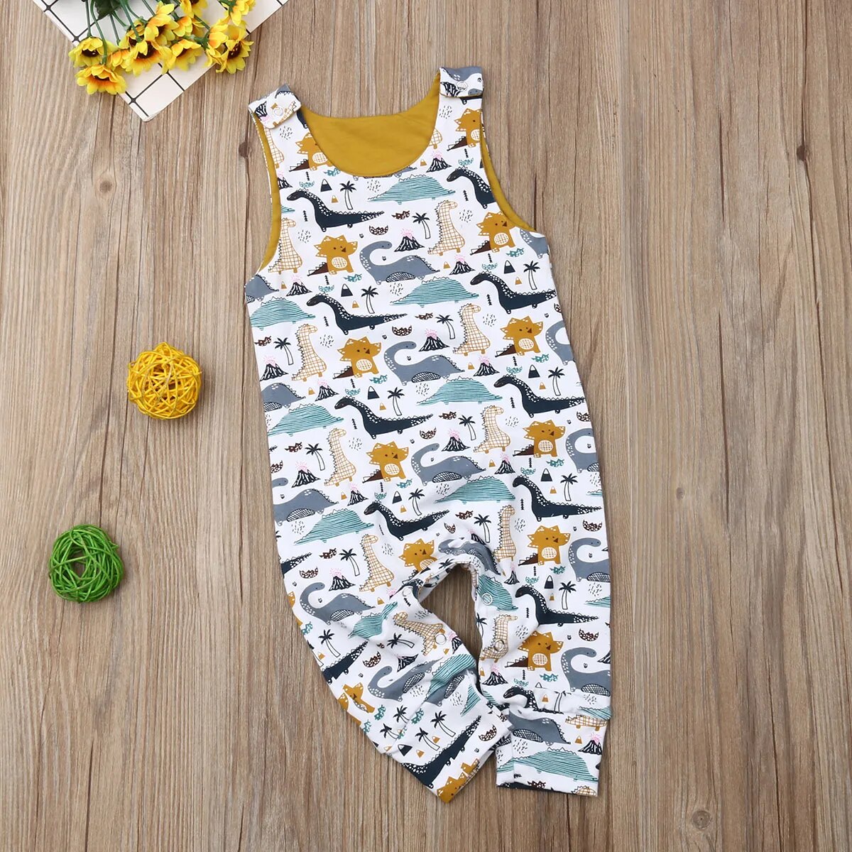 Dinosaur Jumpsuit Romper