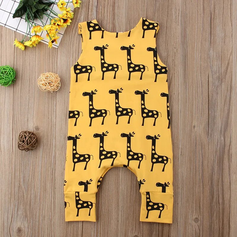 Sunny Giraffe Romper