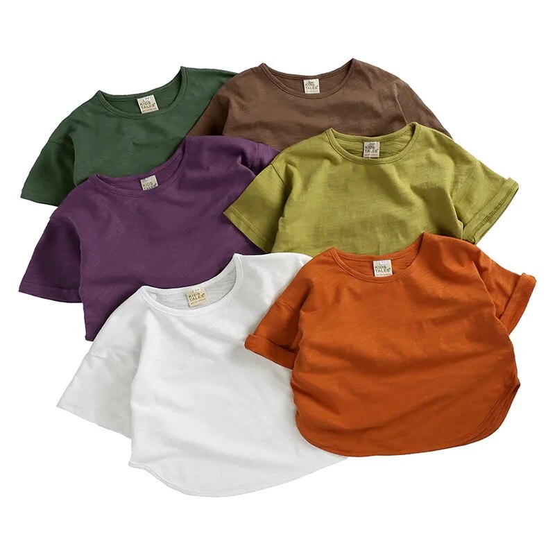 Kids Casual T-shirt in Solid Colors