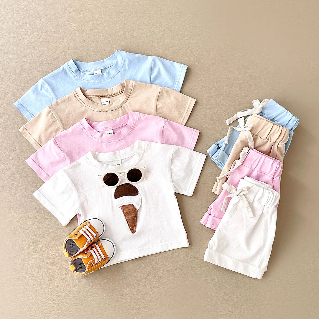 Sweet Ice cream Tshirt Set