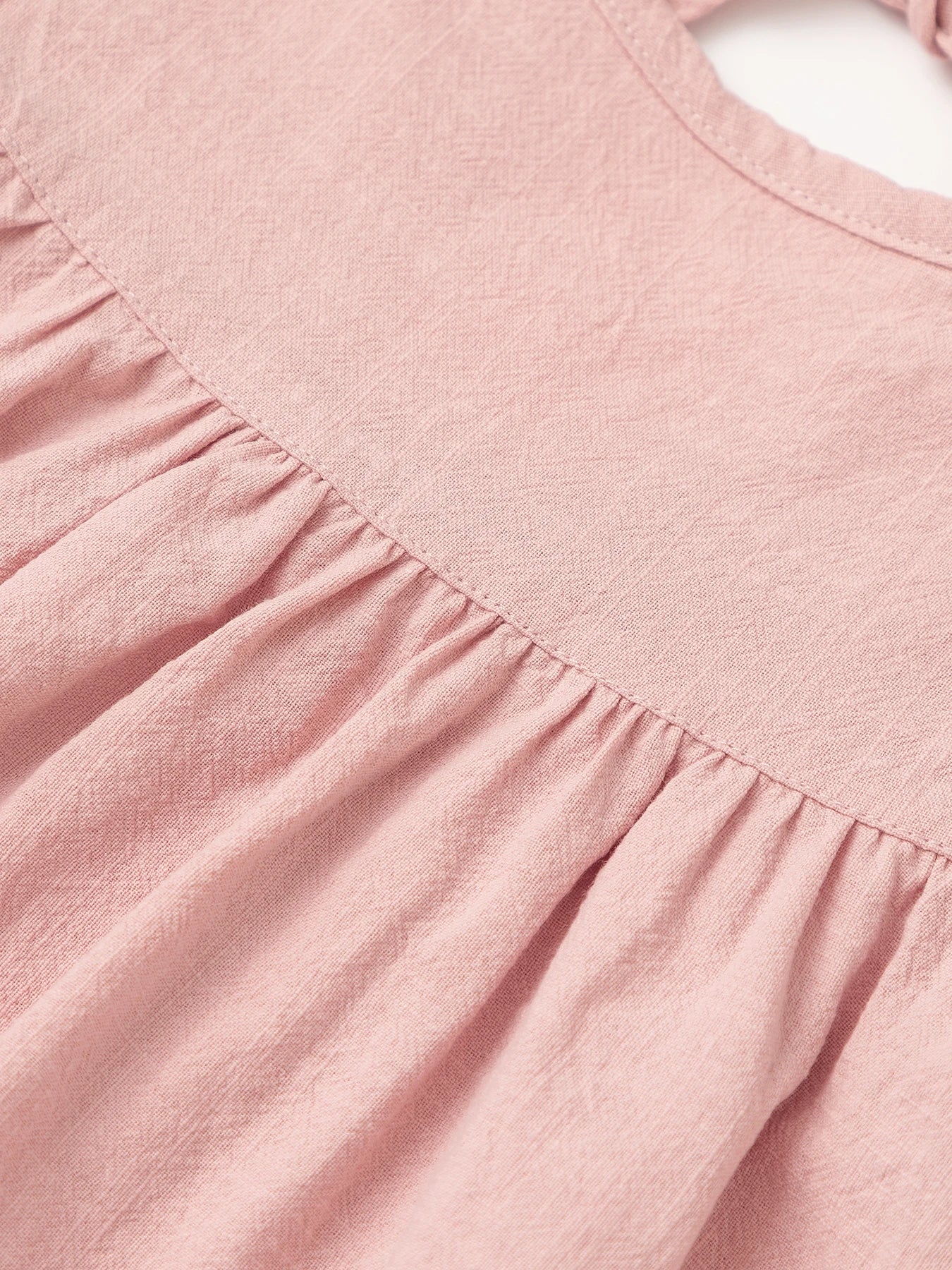 Pastel Dreams: Linen-Cotton Blend Dress