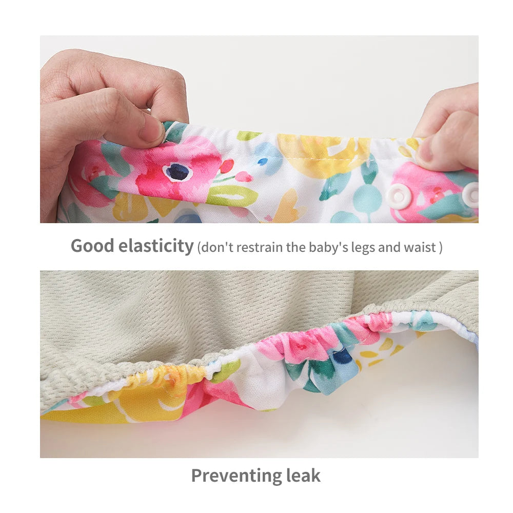 Eli's Eco Reusable Cloth Diaper: Premium 4 Bundle Pack