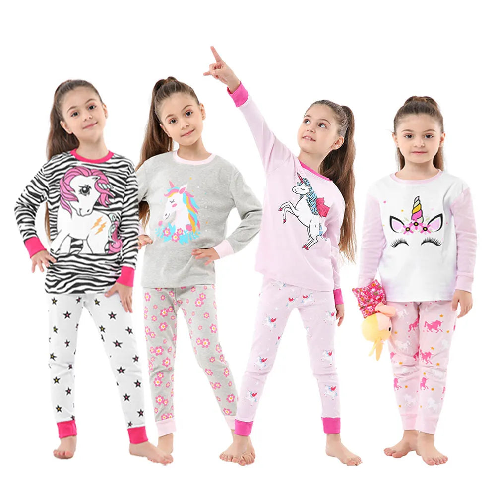 Unicorn Dreamy: Girls' Cotton Pyjama