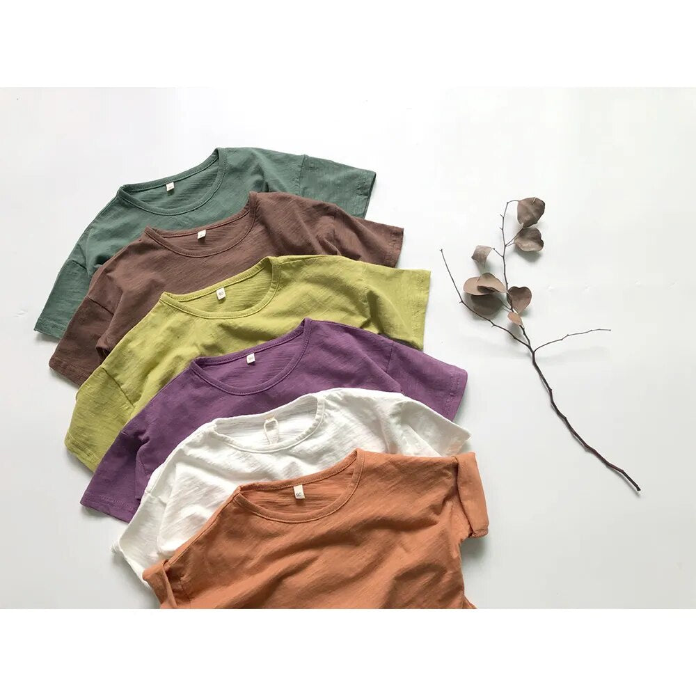 Kids Casual T-shirt in Solid Colors