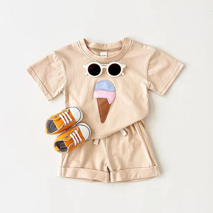 Sweet Ice cream Tshirt Set